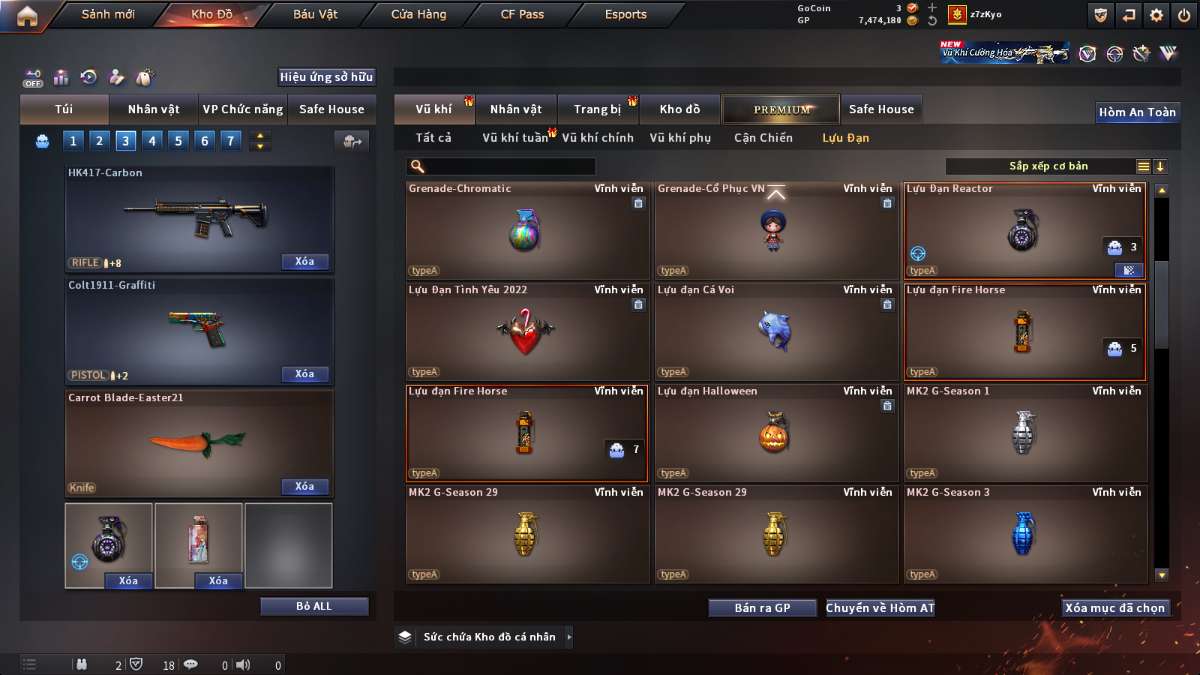 shop acc cf uy tin gia re
